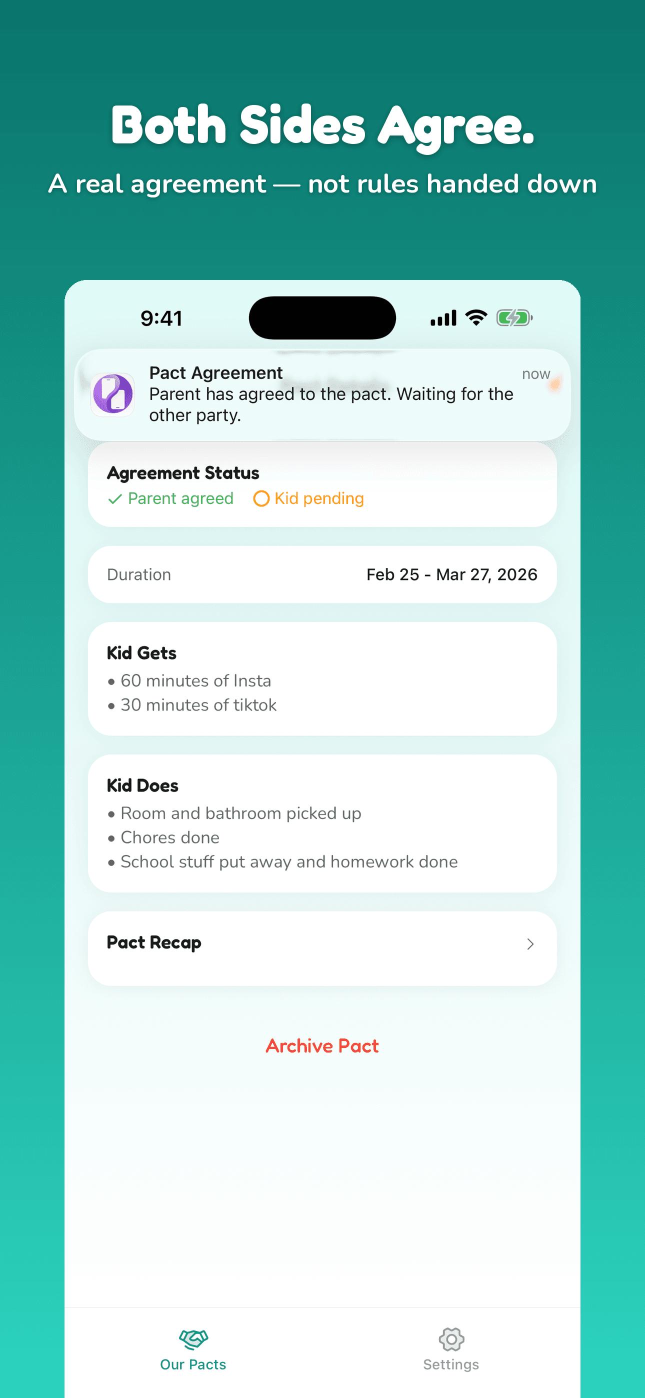 Tech Activity Pact screenshot 2