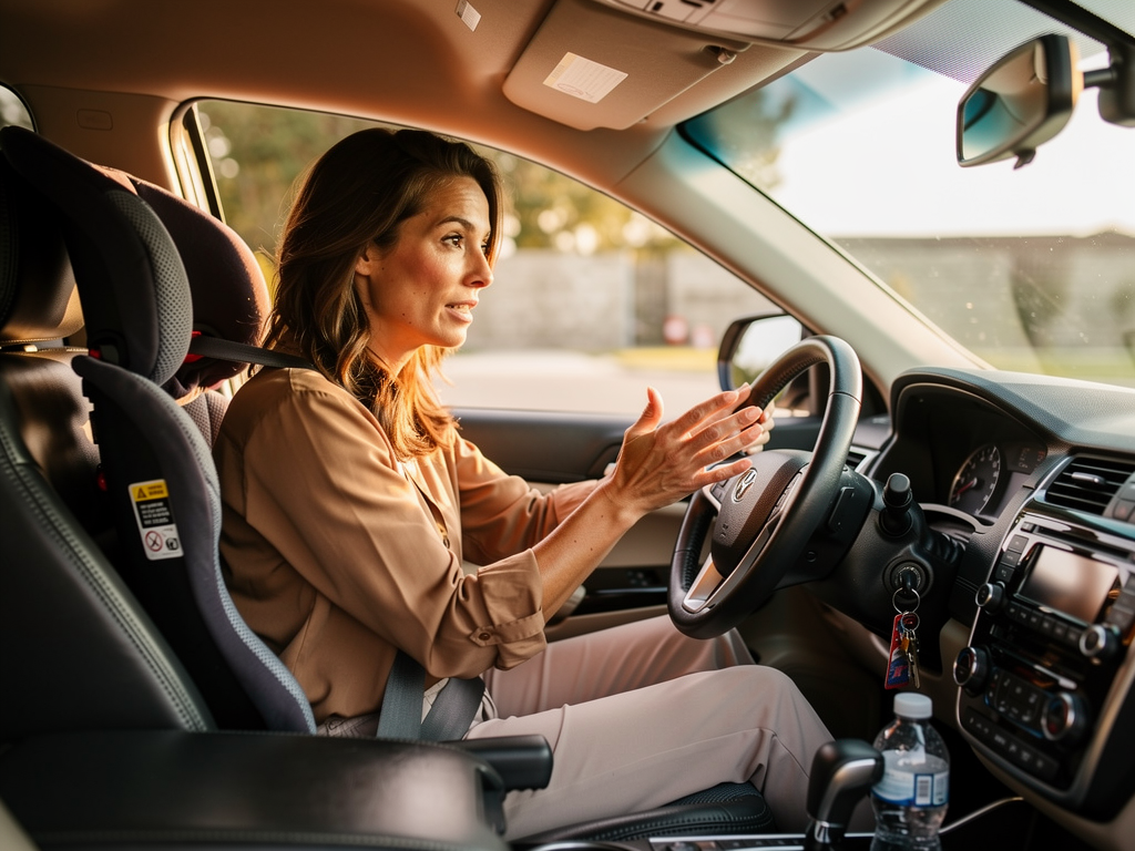 Driving, talking to Maya